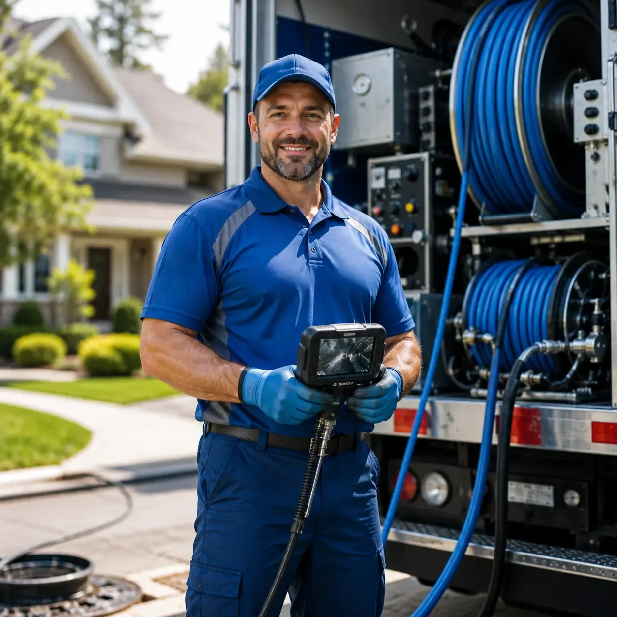 Local outdoor drain cleaning specialists in Owensville, IN
